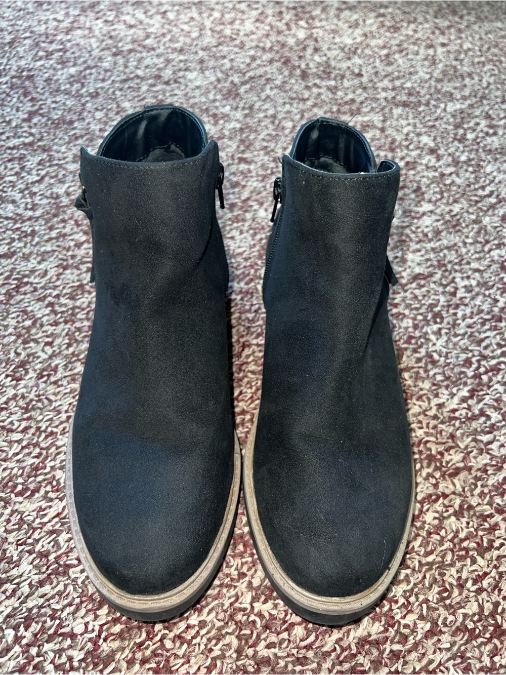 Black Slip-On Boots